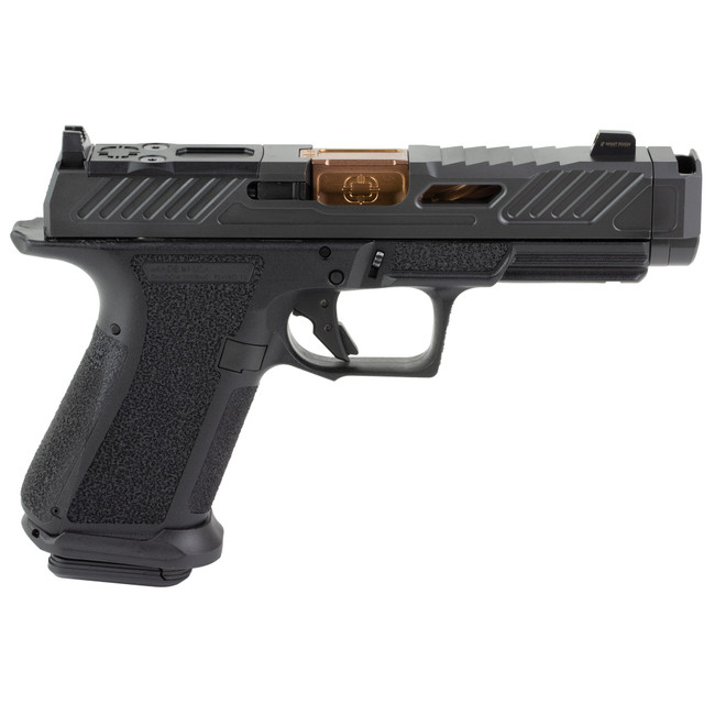 Shadow Systems MR920P Elite Slide Optic Pistol 9mm 4 in. Black Frame Ported Barrel Bronze 15 rd - SS-1211 - 810120314563