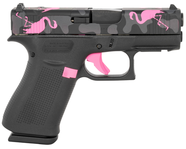 Glock G43X MOS 9mm Luger 3.41in Barrel 10rd Red Finish