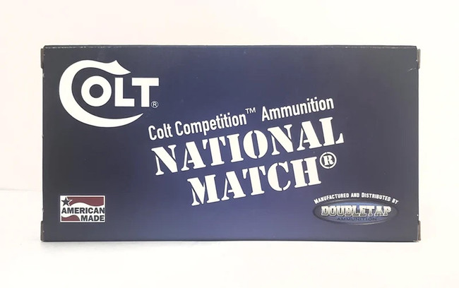 38 Spc Colt Nat Match 125gr FMJ-FP 50/bx