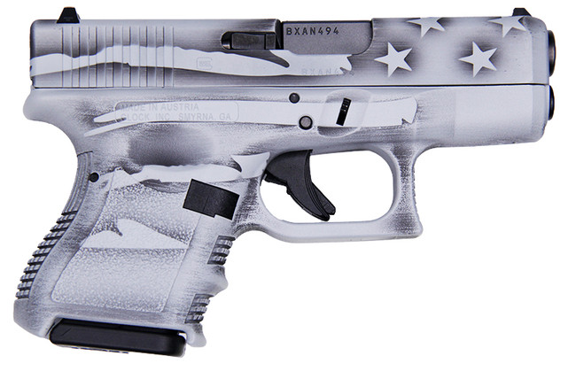 Glock G26 9mm Luger 3.5 inch 10 Rounds Grey Flag