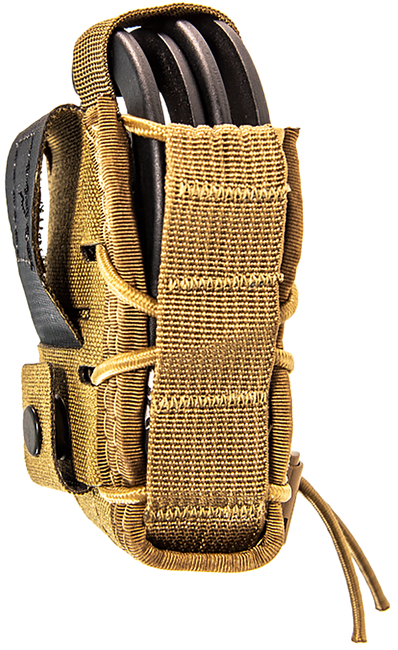 High Speed Gear 13DC10CB TACO Handcuff Holder Nylon Coyote Brown Adaptable Belt Mount Up to 2.25"