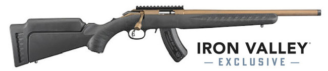 Ruger American Rimfire Mini Ranch 17 HMR 16 Inch 15 Rounds Burnt Bronze
