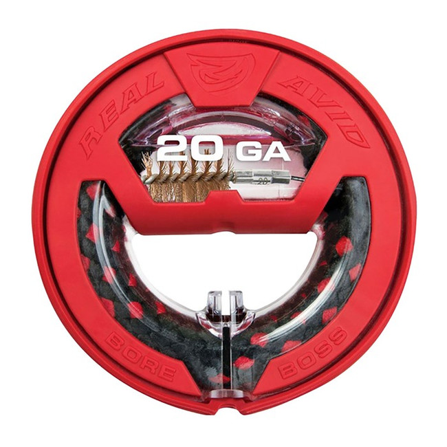 Real Avid AVBB20G Bore Boss  20 Gauge Shotgun Firearm Polycarbonate 32" Long Bronze Bristles