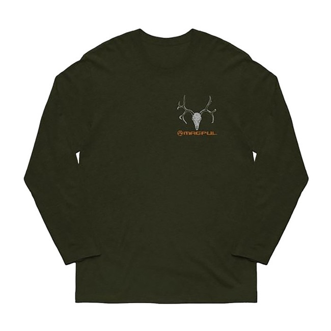 MULEY COTTON LONG SLEEVE T-SHIRT M OLIVE DRAB