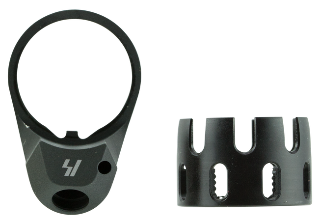 Strike ARECN&EEPBK AR Enhanced Castle Nut and Extended End Plate with QD