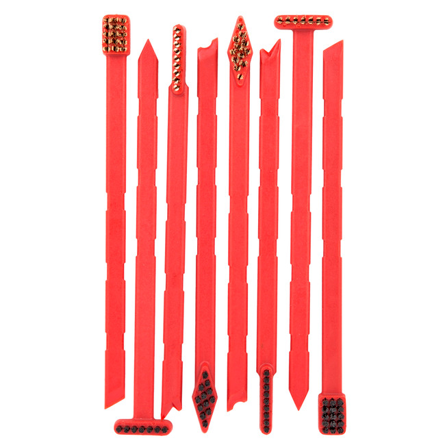 Real Avid Smart Brush Multi-Caliber Universal Firearm Cleaning Brushes 8 Pack - AVSB01 - 813119012754