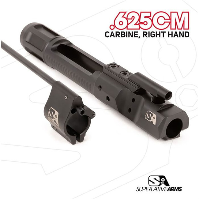 DI BUILDERS KIT WITH CLAMP ON .625'' GAS BLACK CARBINE RH