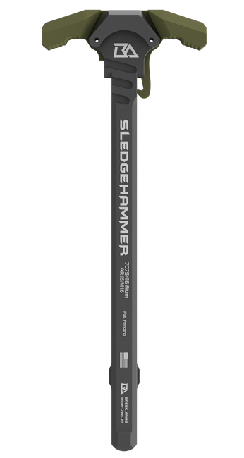 Breek Arms BRK6015RGREEN Sledgehammer Charging Handle Mil Spec AR15/M16 Rifles OD Green Aluminum