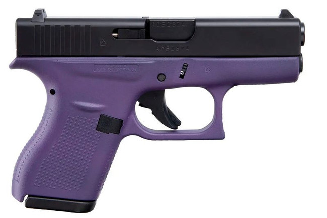 Glock 42 380 ACP 3.2 in Barrel 6 rd Purple Cerakote
