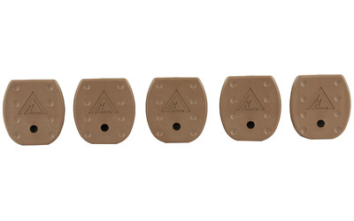 TangoDown Vickers Tactical Glock Magazine Floor Plates 5pk - VTMFP-001 BRN - 955727100451