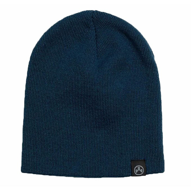 KNIT BEANIE BLUE STONE