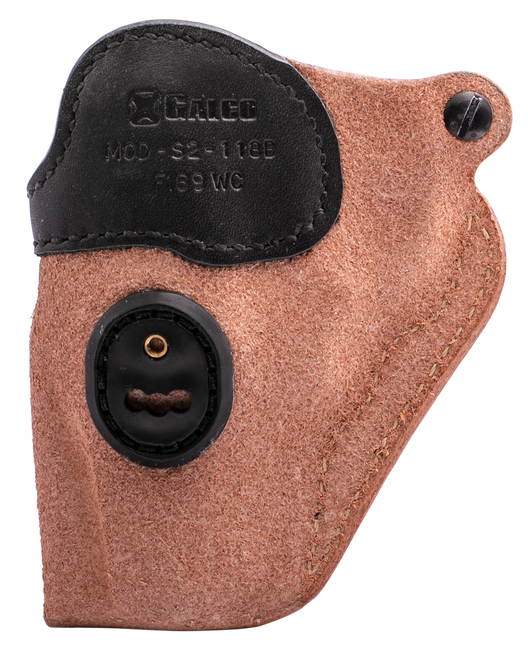 Galco S2118B Scout 3.0  IWB Natural/Black Leather UniClip/Stealth Clip Fits Ruger SP101 Ambidextrous