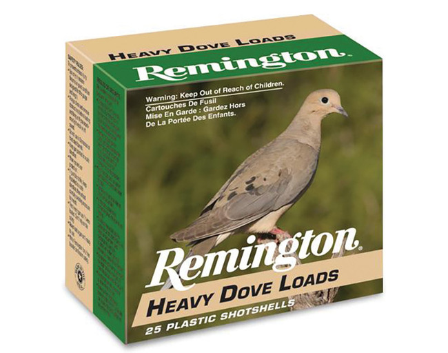 Remington Hvy Dove 12 Gauge 1 1/8 Ounce #8 Shot 25 Rounds