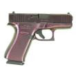 Glock G43X Custom 9mm 3.4in 10rd Cyan Purple Cerakote Rainbow Finish