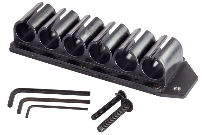 Wilson Combat SGSSU6 SideSaddle  Rem 870, 1100, 1187 6 Black Polymer w/Aluminum Mounting Plate