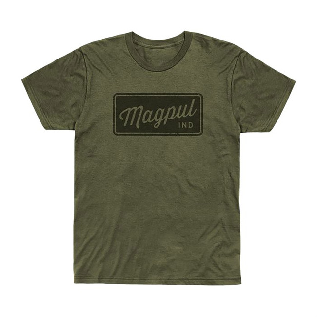 ROVER BLOCK CVC T-SHIRT OLIVE DRAB HEATHER XL