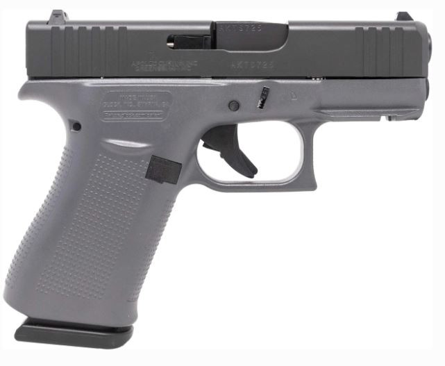 Glock 43X 9mm Luger 3.41in 10-Round Cerakote Elite Smoke Cerakote Concrete Gray