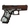Glock G19 Gen 3 9mm Luger 4.01 in 15rd Distressed Bronze Spartan Engraved