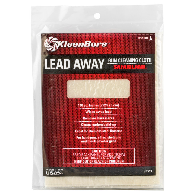 KleenBore GC221 Lead Away Gun Cloth 10" x 10" Treated Cotton