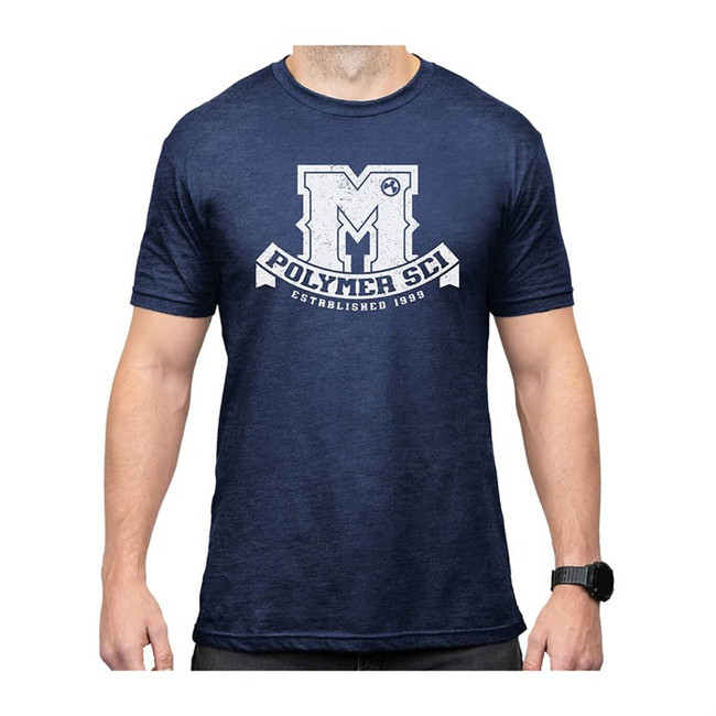 UNIVERSITY BLEND NAVY HEATHER T-SHIRT LARGE