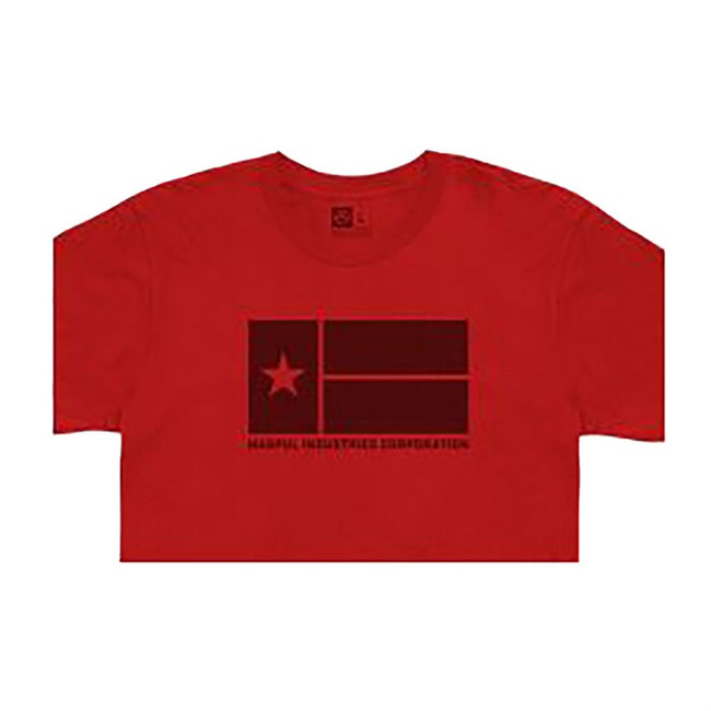 LONE STAR COTTON T-SHIRT RED X-LARGE