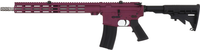 GLFA AR15 Rifle - Black Cherry | .223 Wylde | 16" Heavy Stainless Steel Barrel | 15.25" M-LOK Handguard - GL15223SSCHY - 702458691105