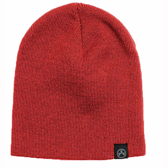 KNIT BEANIE RED