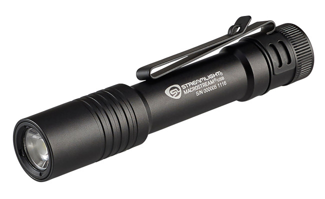 Streamlight MacroStream USB Rechargeable Flashlight Compact EDC 500 Lumens IPX4 - 66320 - 080926663206