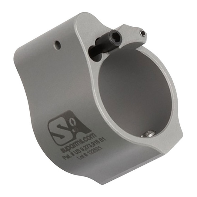 Superlative Arms AR15 Solid Adjustable Gas Block .875 Stainless Steel