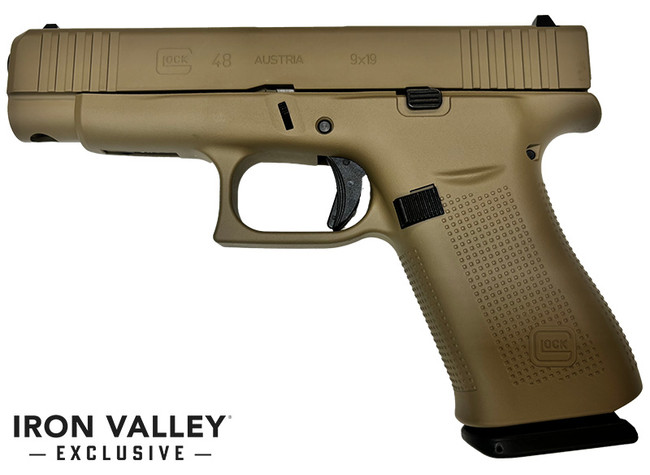 Glock G48 9mm Luger 4.17 inch 10 Rounds Coyote Tan