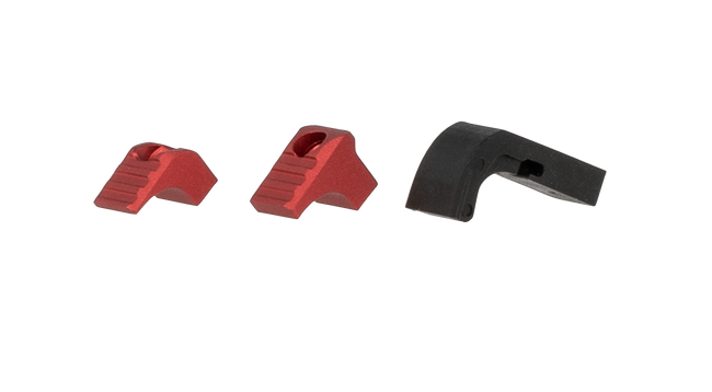 Strike Industries G4MAGRELEASERED Modular Magazine Release SI-G4 Compatible w/Most Glock Gen4-5, Red Aluminum