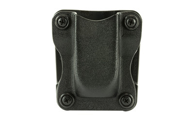 DeSantis Gunhide A86KJYYZ0 Quantico Single Mag Pouch OWB Black Kydex, Belt Clip Fits Belts Up To 1.50" Wide, Compatible w/Glock 43, Ambidextrous - A86KJYYZ0 - 792695347002