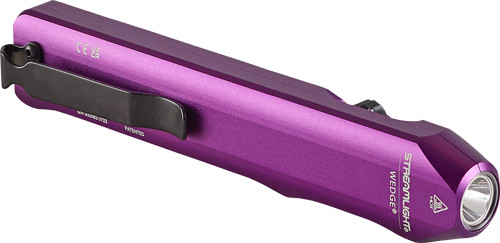 Streamlight Wedge Slim EDC Flashlight 300 Lm Purple USBC Rechargeable Anodized Aluminum THRO