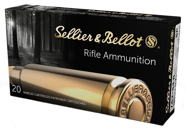 Sellier & Bellot SB76254RB 7.62x54mmR Soft Point 180 Grain 20 Rounds
