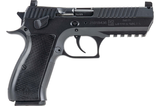 IWI Jericho 941 Steel Side Pistol 9mm 4.4 Black 16 rd. - J941F9ORP - 818004022962