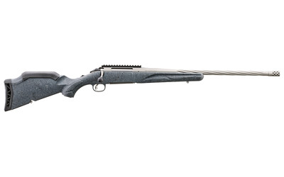 Ruger 46913 American Gen II Full Size 30-06 Springfield 4+1  20" Cobalt Cerakote Threaded Barrel, Picatinny Rail Steel Receiver, Gray Splatter Adjustable Synthetic Stock - 46913 - 736676469130