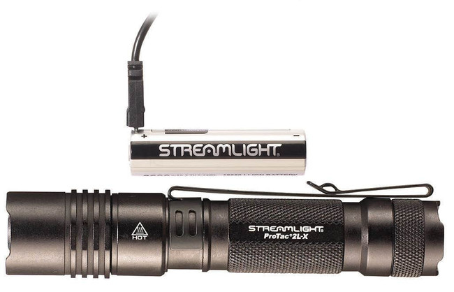 Streamlight ProTac 2L X USB LED Flashlight 500 Lumens EDC MultiFuel Tactical 18650 Battery Holster - 88082 - 080926880825