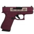 Glock G43X Custom 9mm 3.4in Barrel 10rd Black Cherry