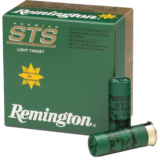 Remington Premier STS Sporting Clays Target Load 12 ga. 2.75 in. 2 3/4 Dr. 1 1/8 oz. 9 Shot 250 rd.