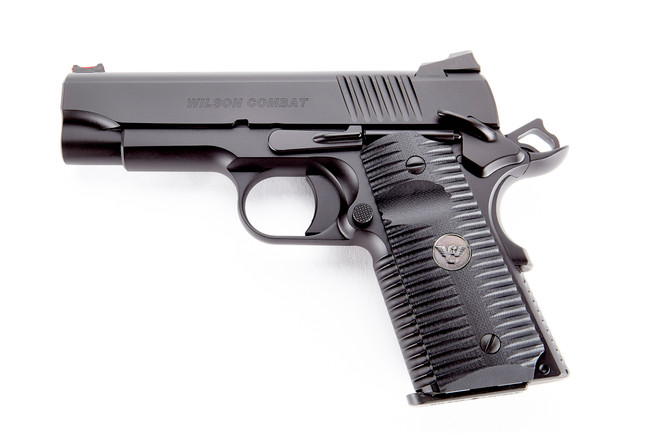 Wilson Combat ACP Compact 9mm 4 Inch 10 Rounds Stainless Steel G10 Eagle Claw Grips