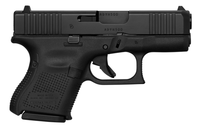 Glock G26 Gen 5 9mm 3.43in 10rd nDLC Finish Subcompact Striker Fired