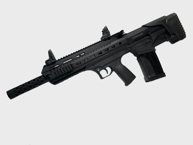 IFC Anatolian Defense MLT-2017 Bullpup Magazine Fed Semi-Auto Shotgun - Black | 12ga | 20" Barrel | Two 5rd mags | Flip-up sights