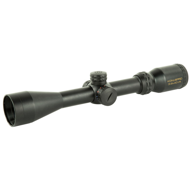 Konus Optics KonusPro 550 3-9x40 1in Tube Etched Ballistic Reticle Dual Illum Red Blue - 7276 - 698156072769