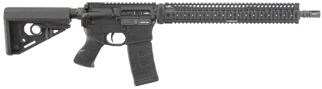 Larue Tactical LT1555616QUAD LT15  Quad Rail 5.56 30+1 16" Stealth Barrel Black