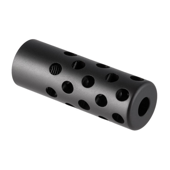 QUIET MUZZLE BRAKE 6.5 CALIBER 5/8-24 STEEL MATTE BLUED