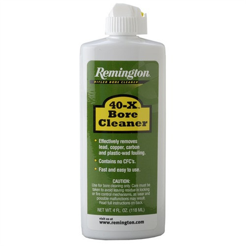 Remington Accessories 18397 40-X Bore Cleaner Removes Carbon/Lead/Plastic Fouling/Powder 4 oz Squeeze Bottle