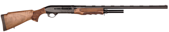 Four Peaks Imports 12075 AKSA Arms S2 12 Gauge 3" 5+1 28" Chrome Plated 7075-T6 Aluminum Receiver Wood Stock