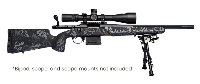 Horizon Firearms RF018S221814T17 Vandal Dark 2 22 Creedmoor 18" Iota Eko X