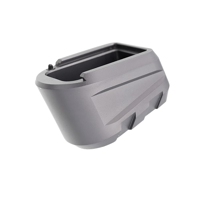 Tyrant CNC P365-XMacro Magazine Extension 9mm 6061 Aluminum Gray 20 Round Capacity