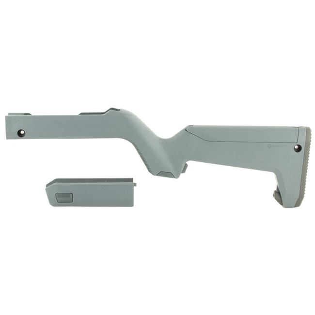 Magpul X-22 Backpacker Stock Stealth Gray Synthetic for Ruger 10/22 Takedown - MAG808GRY - 840815117193